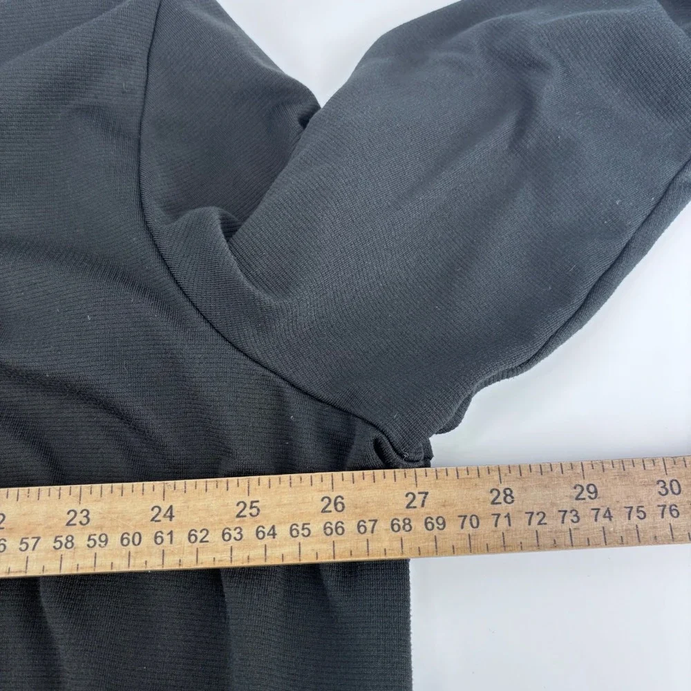 Adidas Pullover Men 2XL Black 1/4 Zip Golf Performance Athletic Layer
